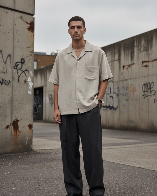 Urban Authority Collar Short-Sleeve Shirt