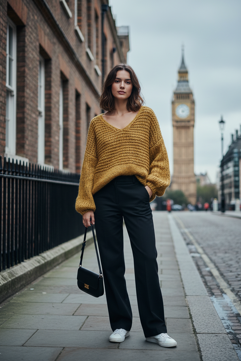 Chunky Knit Boxy Crop Sweater — Craftklart