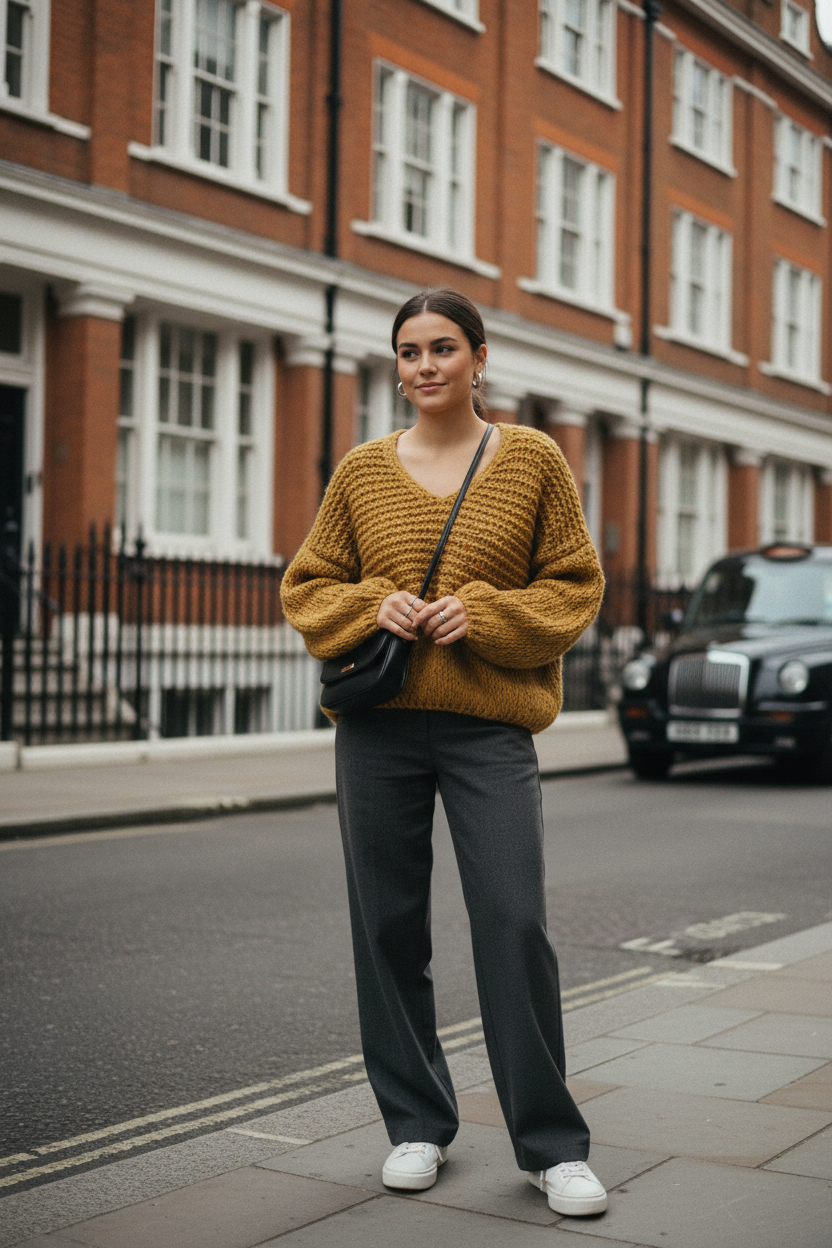 Chunky Knit Boxy Crop Sweater — Craftklart