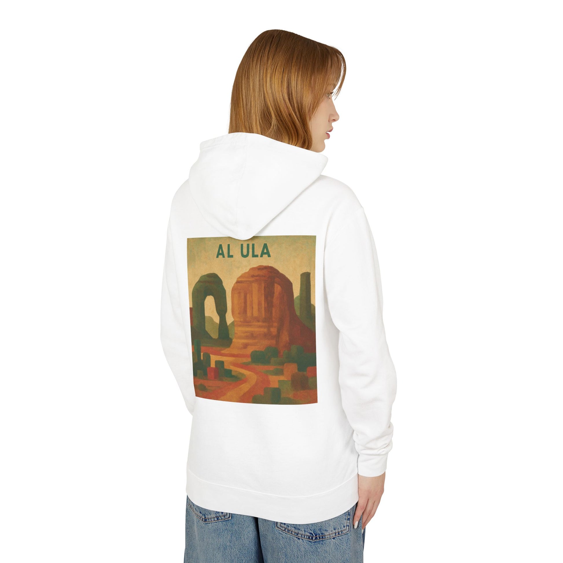 Saudi Arabia Lightweight Hooded Sweatshirt - Premium Hoodie from Printify - Just $48.41! Shop now at Craftklart.store