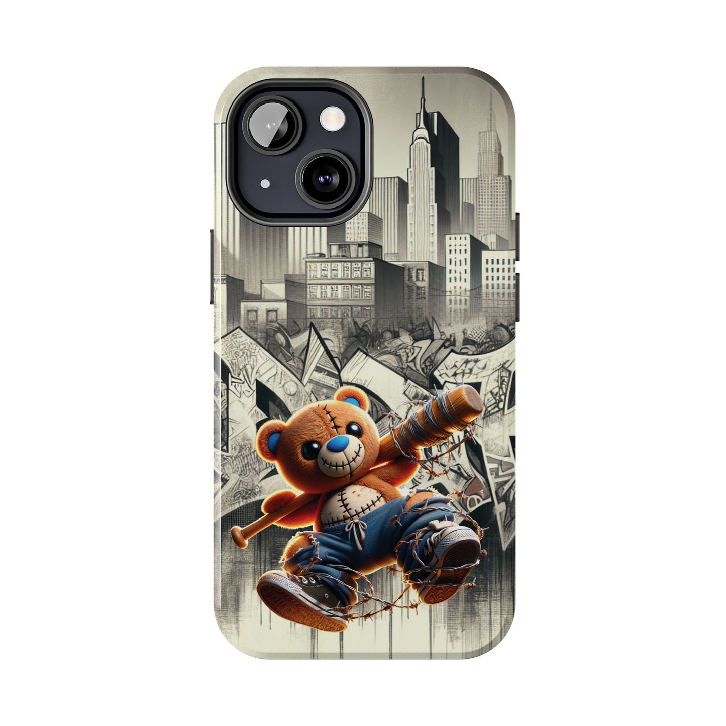 Urban City Bear Tough Phone Cases - Premium Phone Case from Craftklart.store - Just $13.68! Shop now at Craftklart.store