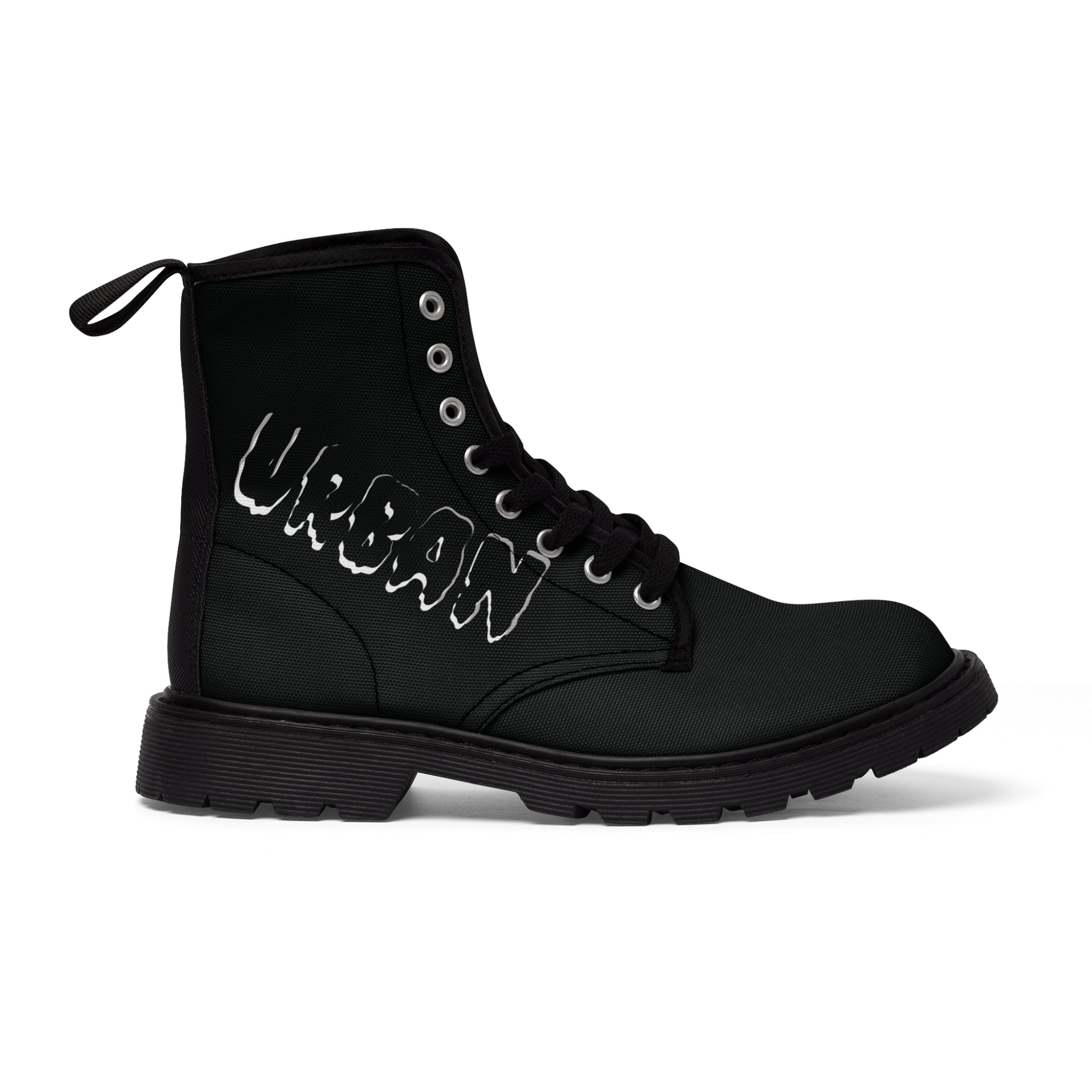 Men's  Black Urban Canvas Boots - Premium Shoes from Craftklart.store - Just $79.99! Shop now at Craftklart.store