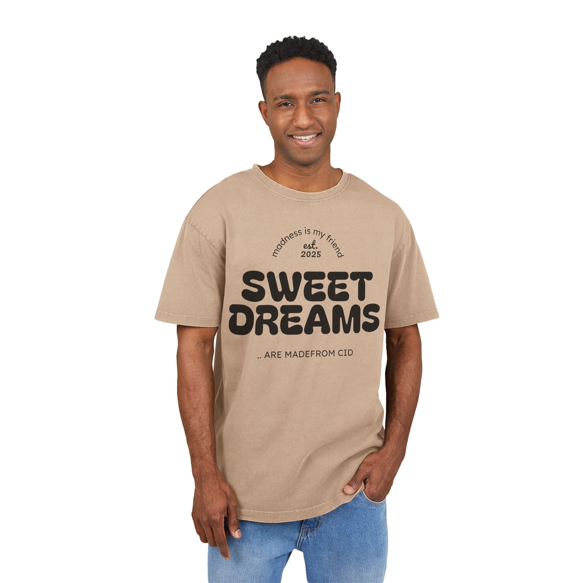 Oversize Tee - Sweet Dreams | Casual Comfort for Every Occasion - Premium T-Shirt from Printify - Just $33! Shop now at Craftklart.store