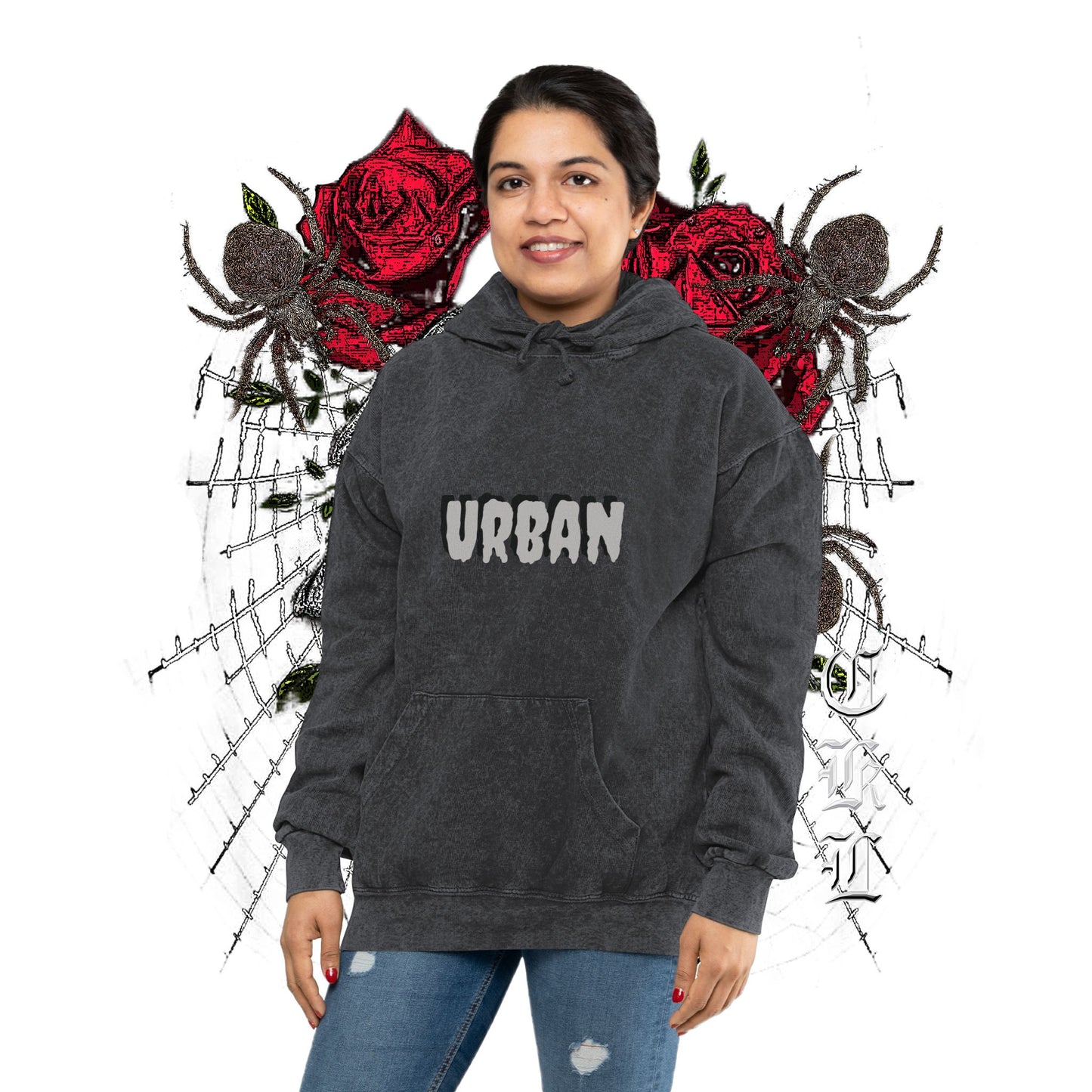 Streetwear Urban  Mineral Wash Hoodie - Premium Hoodie from Craftklart.store - Just $59! Shop now at Craftklart.store