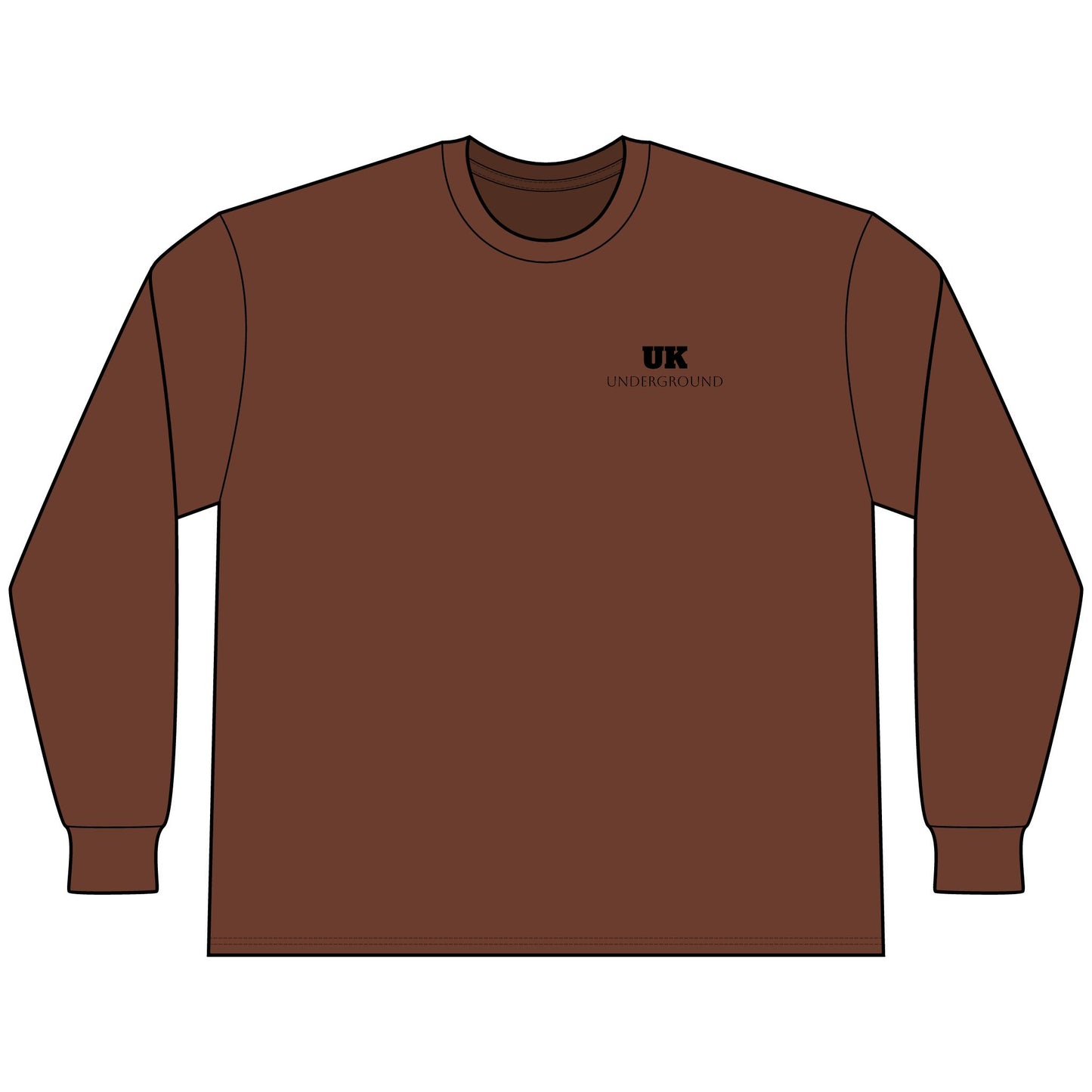 UK Underground Rust Texture Long Sleeve Tee -  "Urban Fashion & Streetwear | Craftklart"
