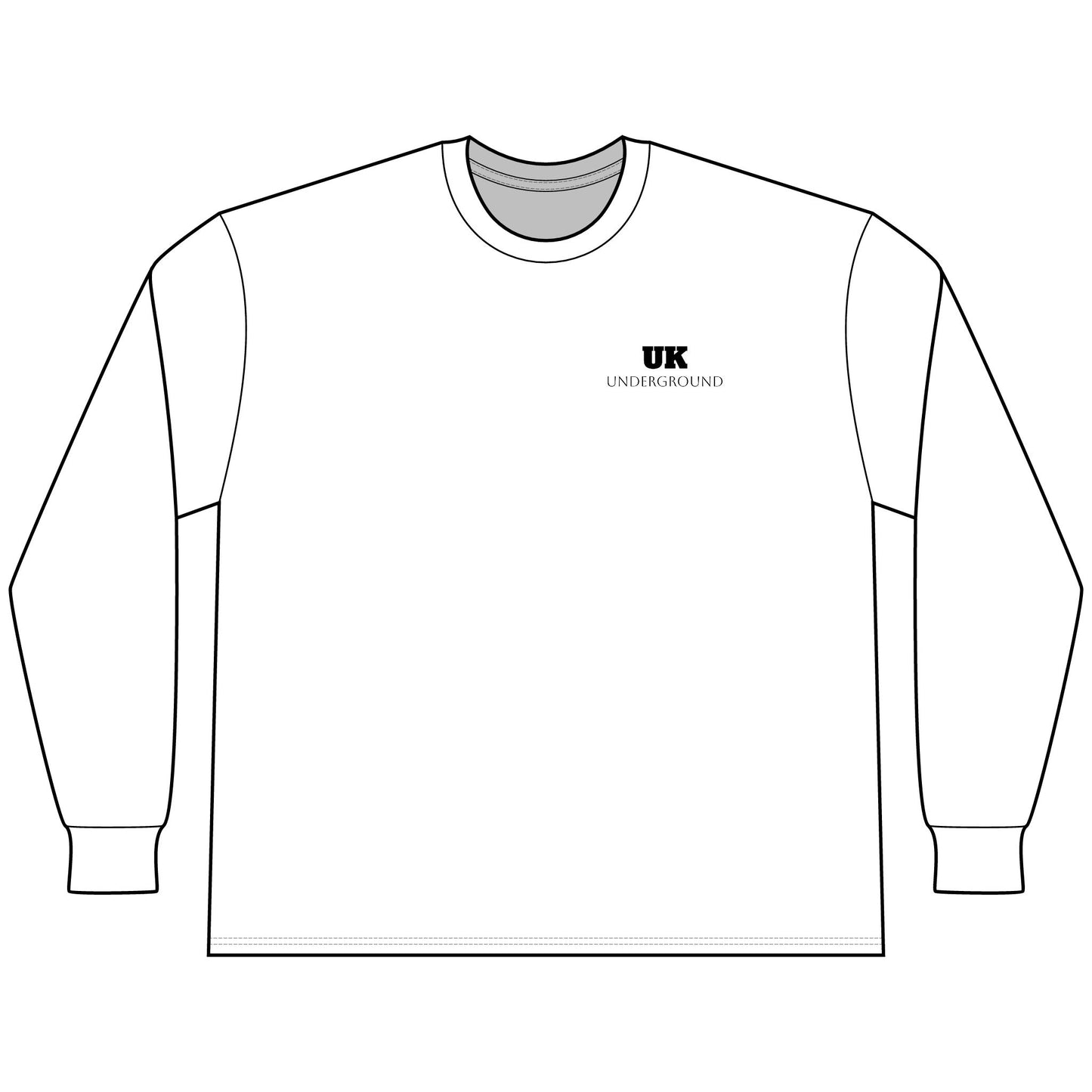 UK Underground Rust Texture Long Sleeve Tee -  "Urban Fashion & Streetwear | Craftklart"