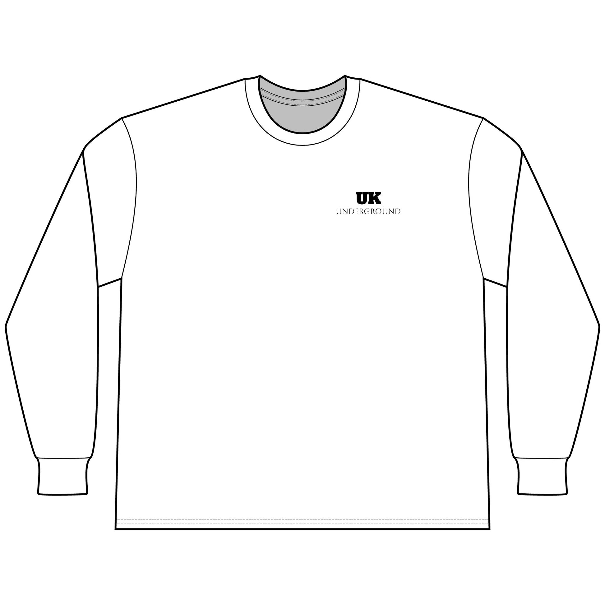 UK Underground Rust Texture Long Sleeve Tee -  "Urban Fashion & Streetwear | Craftklart"