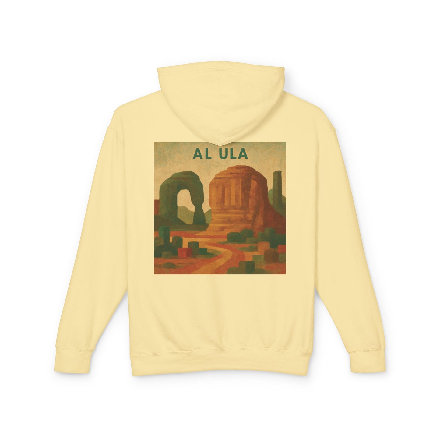 Saudi Arabia Lightweight Hooded Sweatshirt - Premium Hoodie from Printify - Just $48.41! Shop now at Craftklart.store