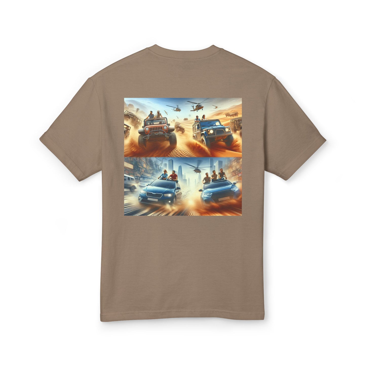 Funny Progress Tee - Unisex Heavyweight Cotton Shirt for Positive Vibes - Premium T-Shirt from Printify - Just $28! Shop now at Craftklart.store