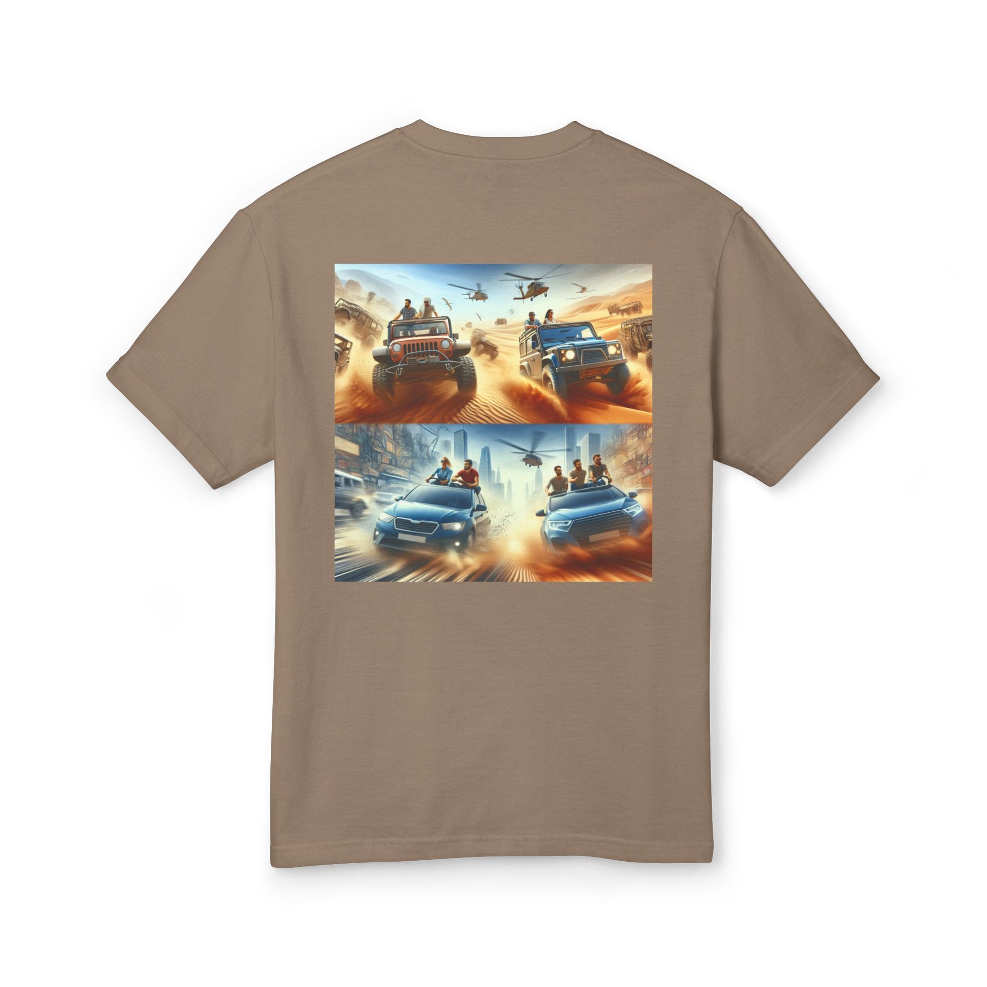 Funny Progress Tee - Unisex Heavyweight Cotton Shirt for Positive Vibes - Premium T-Shirt from Printify - Just $28! Shop now at Craftklart.store