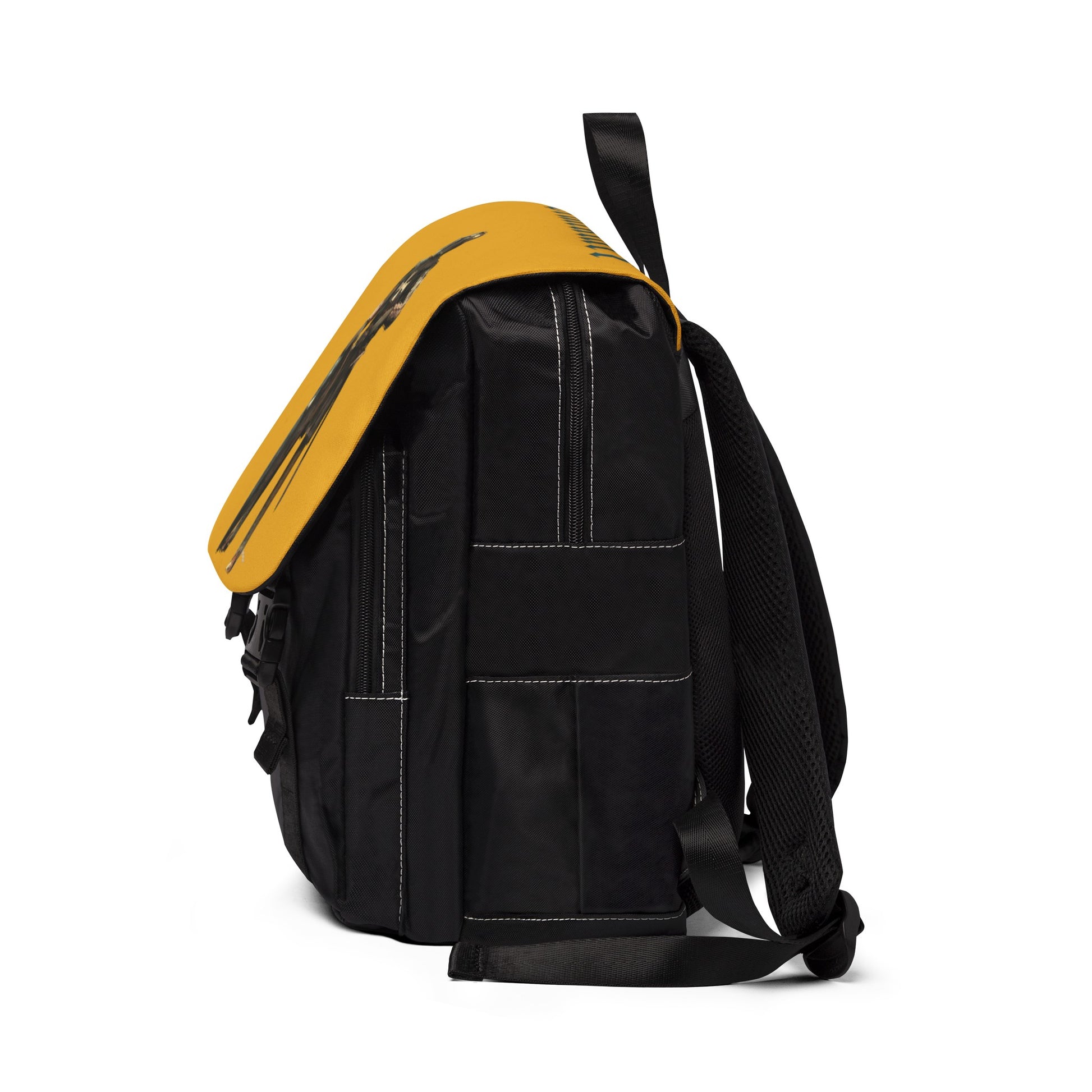 Unisex Casual Shoulder Backpack (Yellow) - Premium Bags from Printify - Just $32.79! Shop now at Craftklart.store