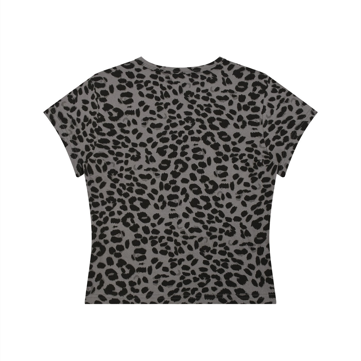 Leopard Print Crop T-Shirt