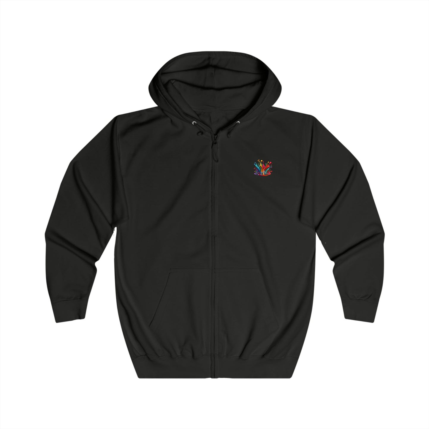 London Splash Full Zip Hoodie - Premium Hoodie from Printify - Just $38.85! Shop now at Craftklart.store