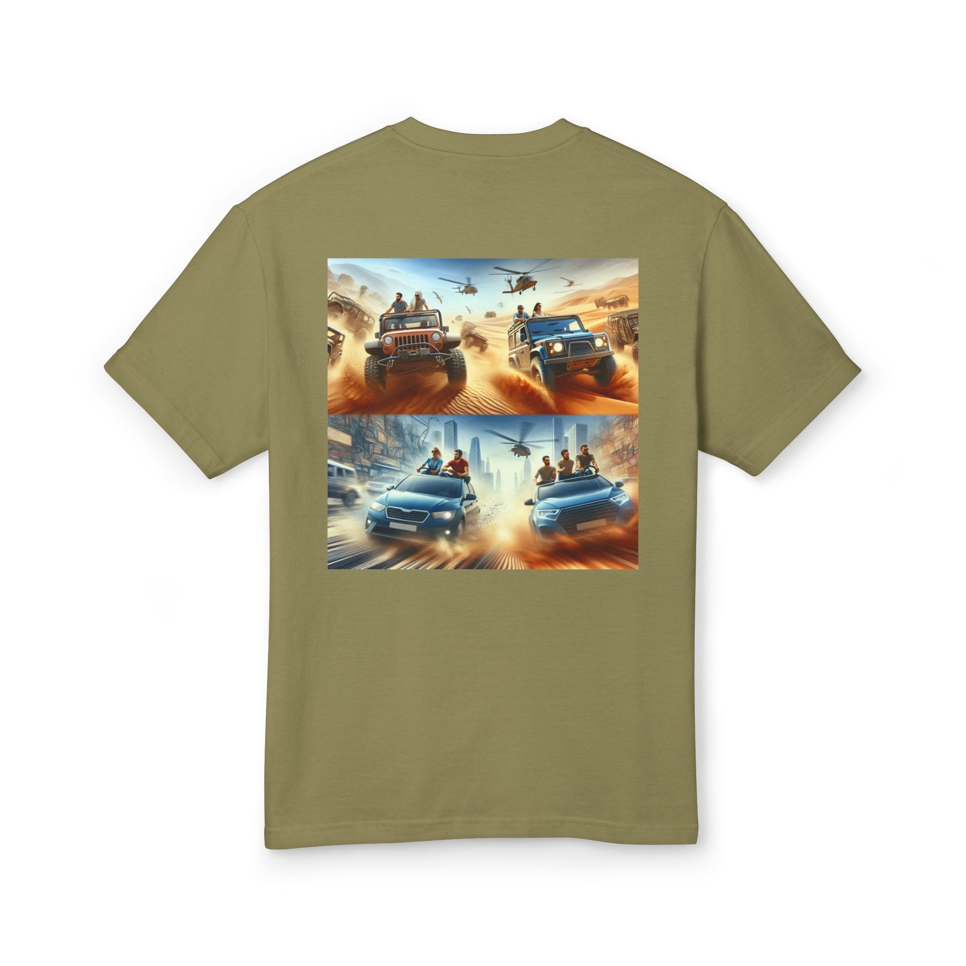 Funny Progress Tee - Unisex Heavyweight Cotton Shirt for Positive Vibes - Premium T-Shirt from Printify - Just $28! Shop now at Craftklart.store