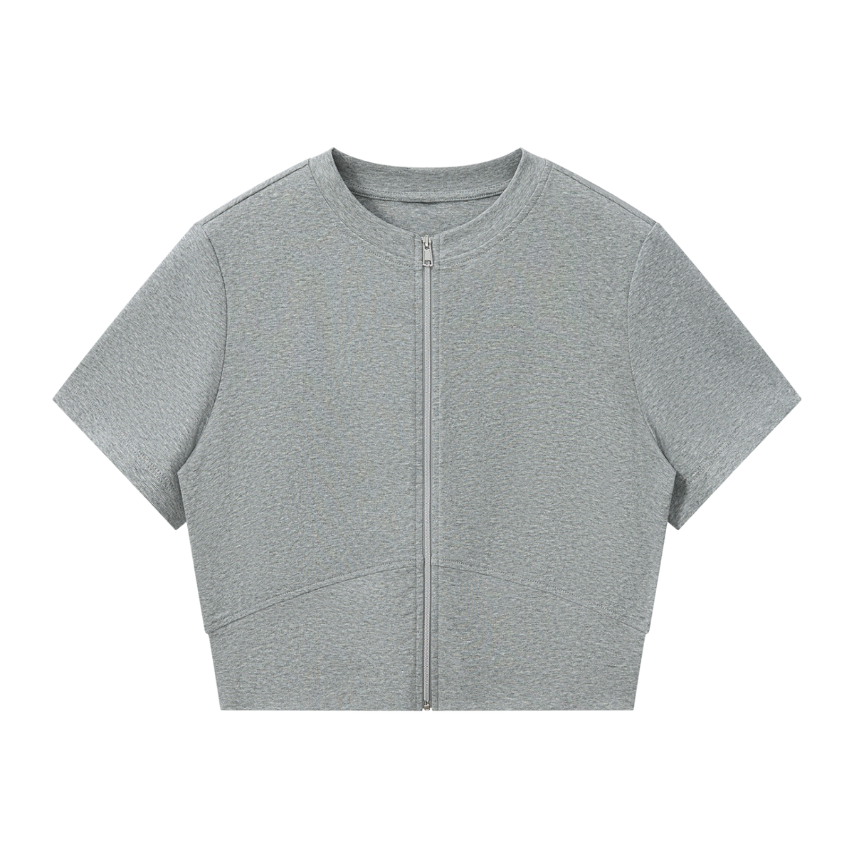 Urban Girl Paneling Full Zip T-Shirt