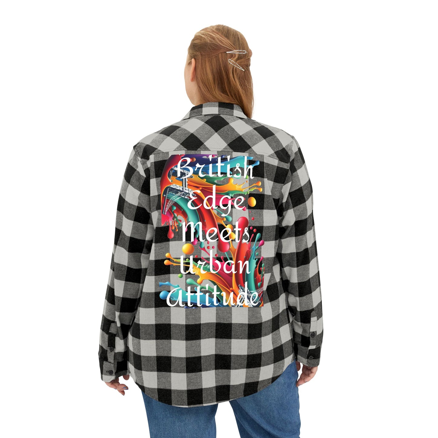 CKL Custom Flannel Shirt - Premium Long-sleeve from Printify - Just $73.61! Shop now at Craftklart.store