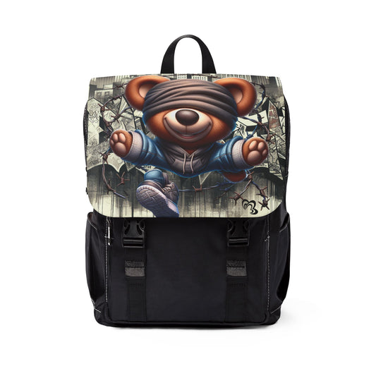 Bear Escape Unisex Casual Shoulder Backpack - Premium Bags from Craftklart.store - Just $39.89! Shop now at Craftklart.store