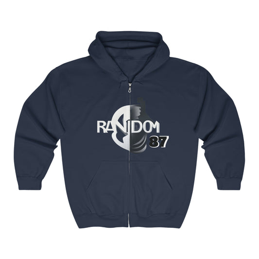 Random 87 Unisex Heavy Blend™ Full Zip Hooded Sweatshirt - Premium Hoodie from Craftklart.store - Just $26.06! Shop now at Craftklart.store