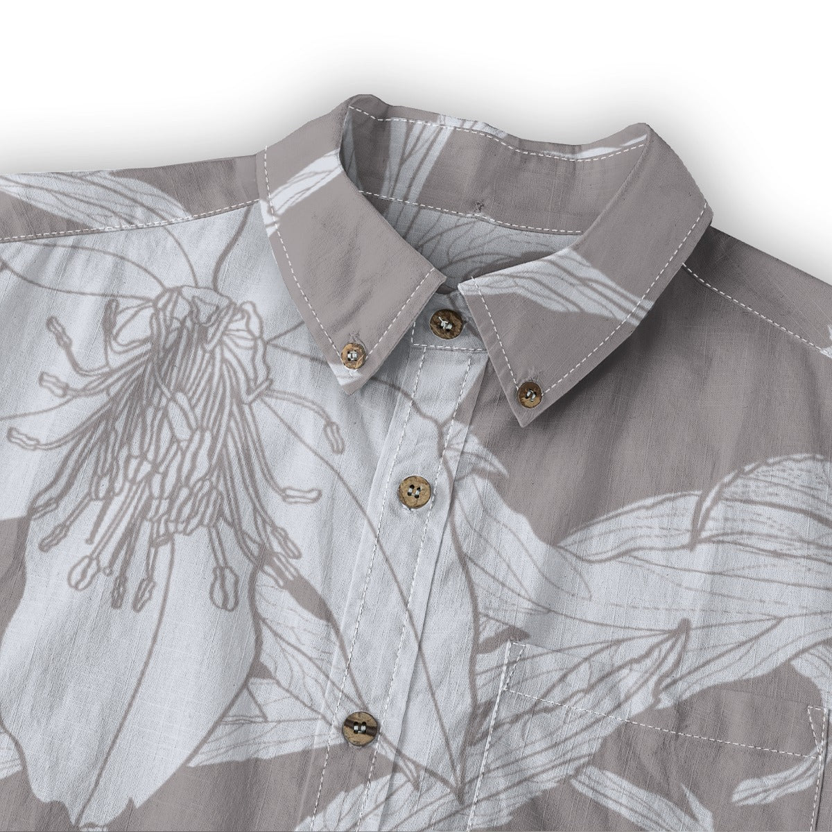 Men's Urban Casual Cotton Lapel Long Sleeve Shirt