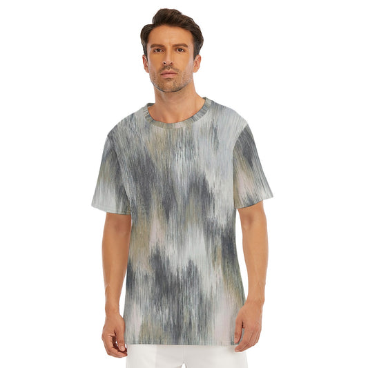 Grey Urban All-Over Print Men's O-Neck T-Shirt | 190GSM Cotton - Premium T-shirt from Craftklart.store - Just $22! Shop now at Craftklart.store