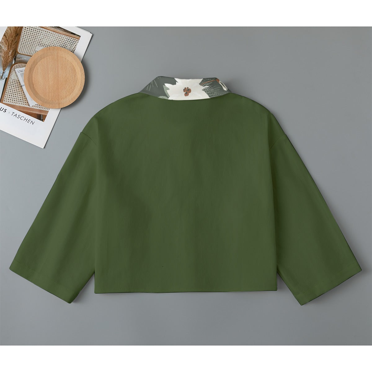 Women's Urban Casual (AOP) Cropped Cotton Jacket