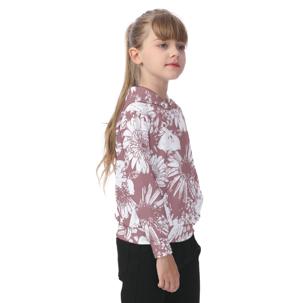 Summer Pink All-Over Print Oversized Kid's Hoodie - Premium Kids clothes from Craftklart Dropship - Just $22! Shop now at Craftklart.store