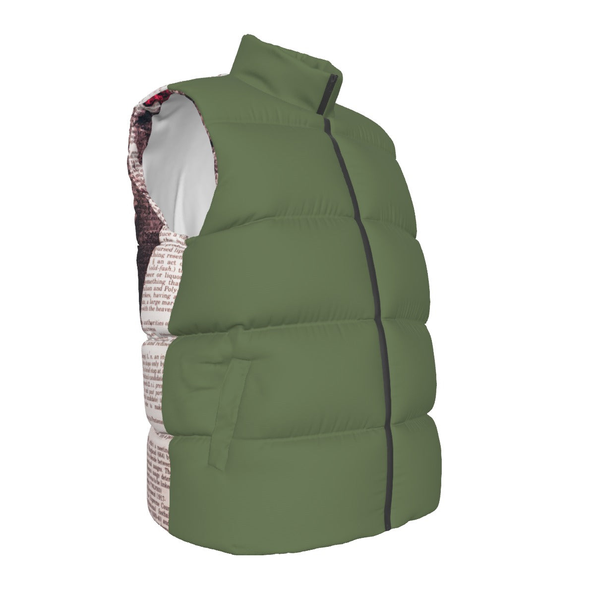 CKL (AOP) Unisex Down Vest - Premium Vest from Craftklart.store - Just $75! Shop now at Craftklart.store