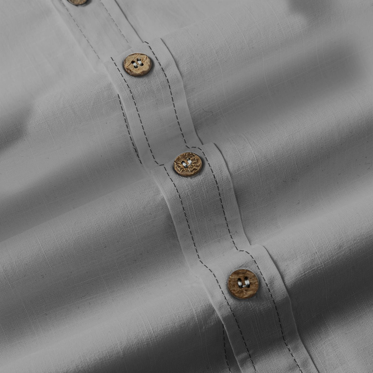 Men's Casual Lapel Long Sleeve Cotton Shirt - Premium Shirt from Yoycol - Just $49! Shop now at Craftklart.store