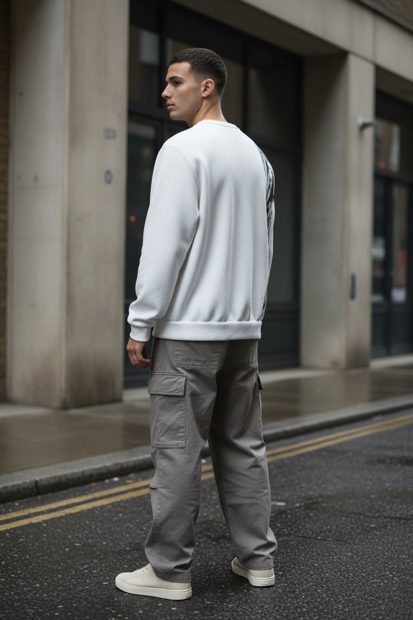 Urban Casual (AOP) O-Neck Sweatshirt | Minimalist Streetwear | Craftklart