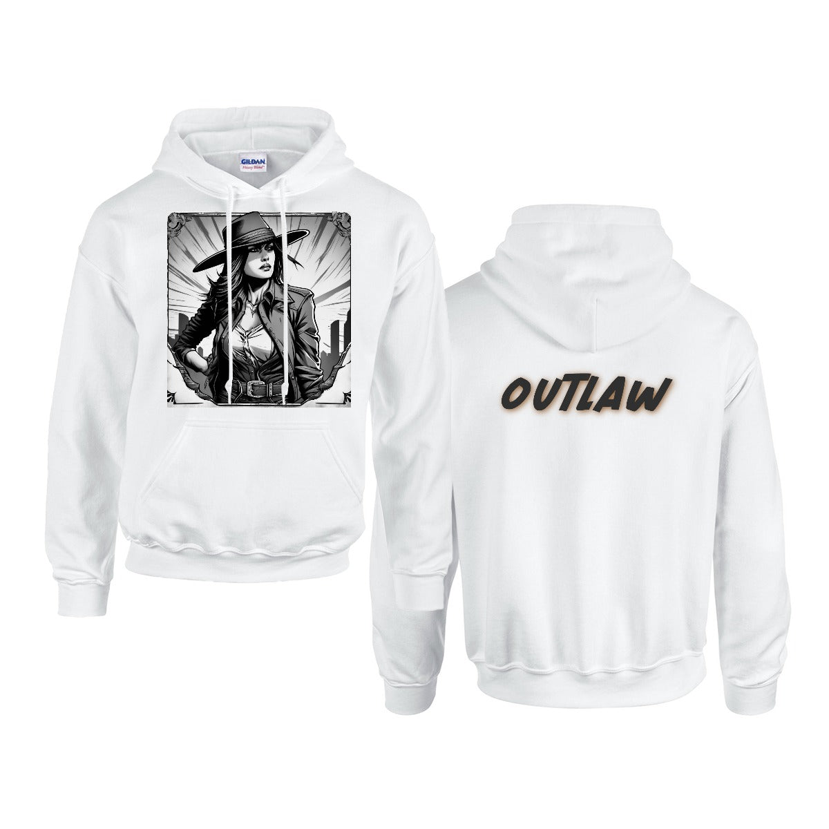 Unisex Outlaw Hoodie - Premium Hoodie from Craftklart.store - Just $28! Shop now at Craftklart.store