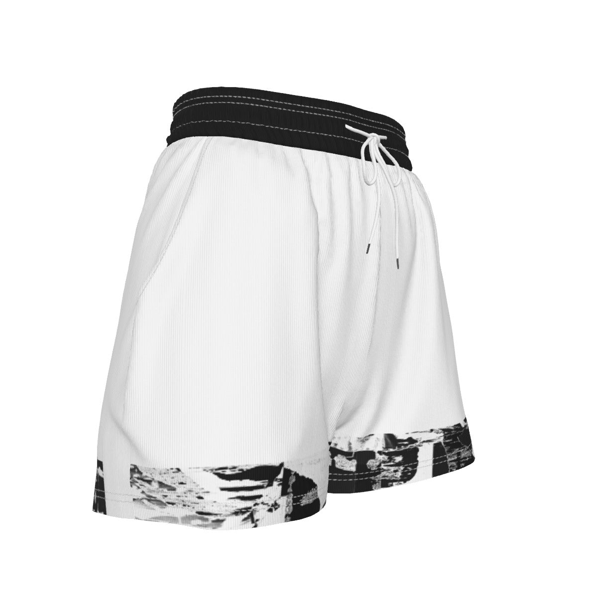 Urban White (AOP) Women's Casual Shorts - Premium Shorts from Craftklart.store - Just $14.98! Shop now at Craftklart.store