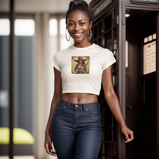 Most Wanted Women's Raglan Cropped T-shirt - Premium T-Shirt from Craftklart.store - Just $9.99! Shop now at Craftklart.store