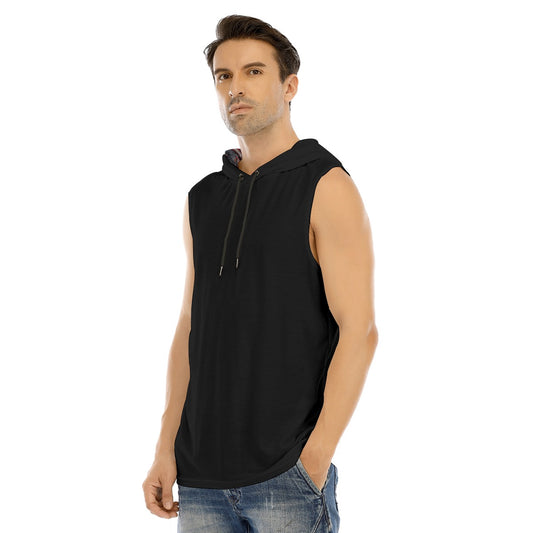 Urban Styled  Men's Tank Hooded Vest - Premium Hoodie from Craftklart.store - Just $22! Shop now at Craftklart.store