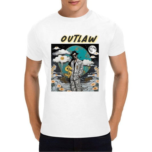 Men's  Outlaw Cotton T-Shirt - Premium T-Shirt from Craftklart.store - Just $16! Shop now at Craftklart.store