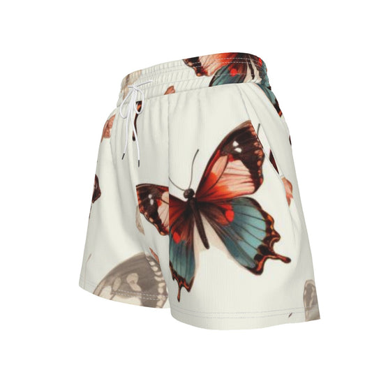 CKL Butterfly (AOP) Women's Casual Shorts - Premium Shorts from Yoycol - Just $20.98! Shop now at Craftklart.store