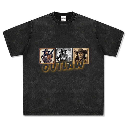 Unisex Heavyweight Outlaw Cotton T-shirt - Premium T-Shirt from Craftklart.store - Just $22! Shop now at Craftklart.store