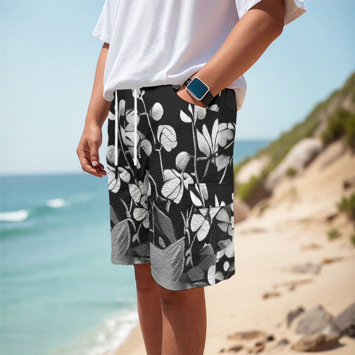 Men's Flower All-Over Print Men's Cargo Shorts - Premium Cargo Shorts from Craftklart Dropship - Just $24.99! Shop now at Craftklart.store