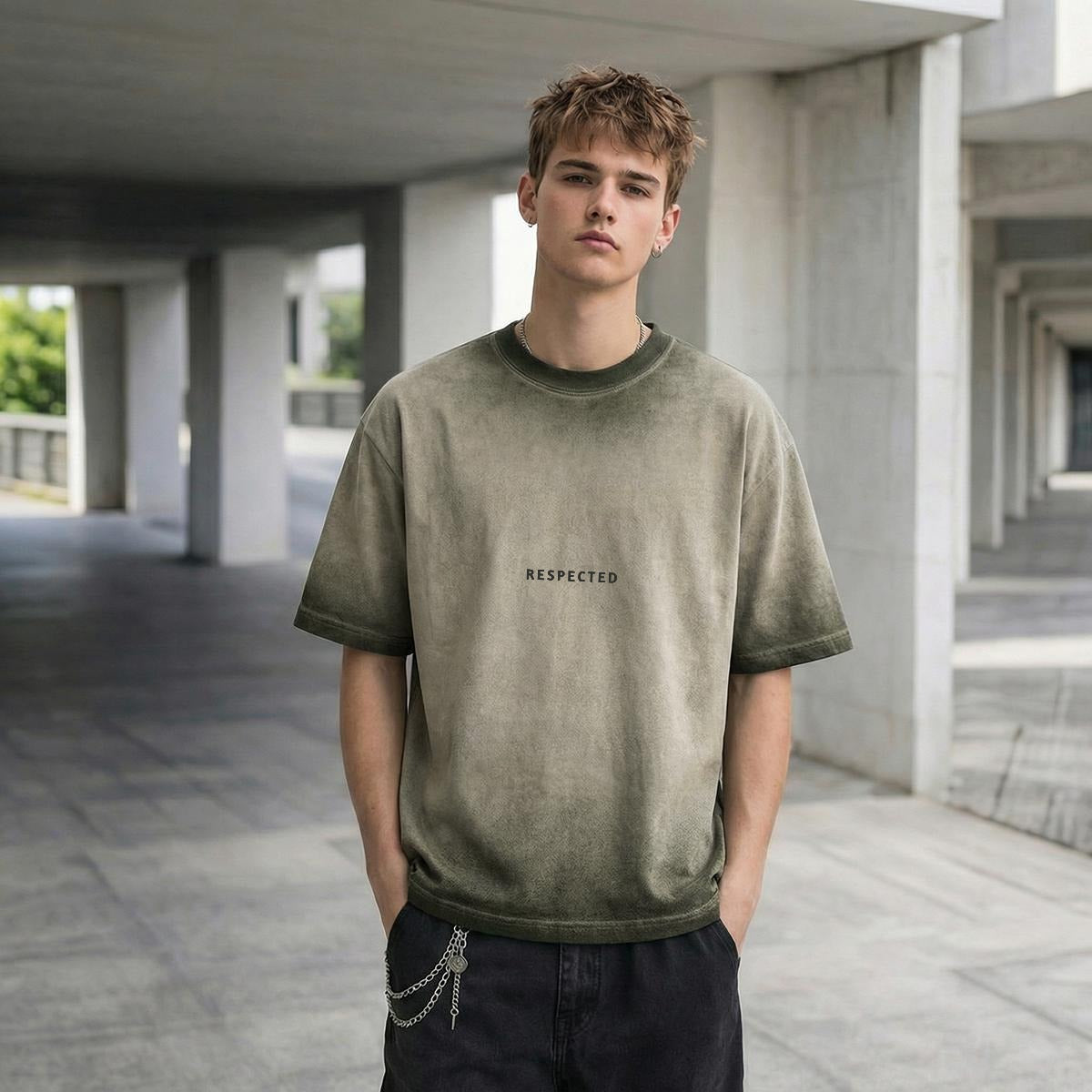 Heavyweight Washed Cotton Tee — Craftklart | Minimalist Streetwear | Craftklart