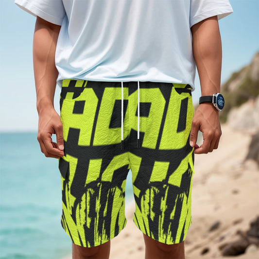 Urban Yellow All-Over Print Men's Cargo Shorts - Premium Cargo Shorts from Craftklart.store - Just $24.99! Shop now at Craftklart.store