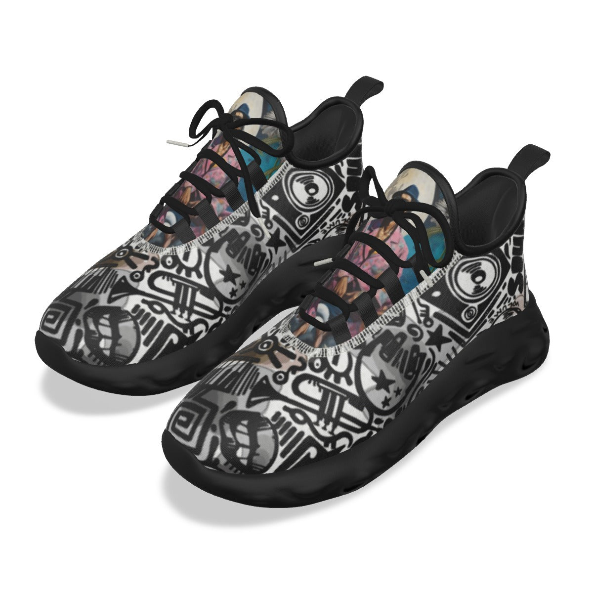 Men's Urban Graffiti Light Sports Shoes - Craftklart.store