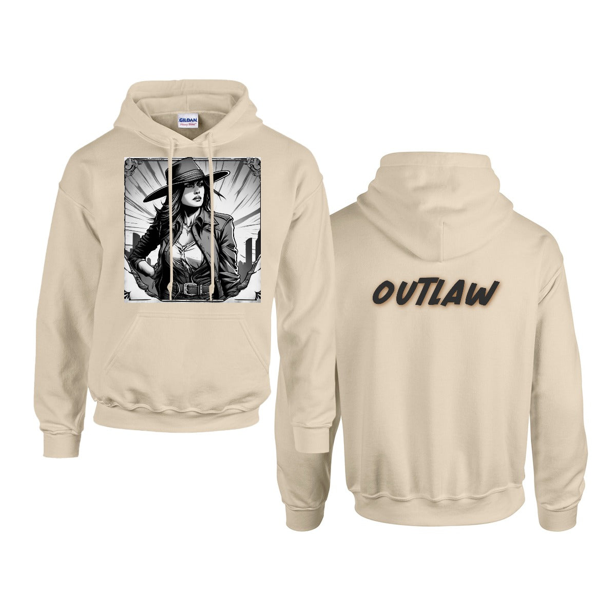 Unisex Outlaw Hoodie - Premium Hoodie from Craftklart.store - Just $28! Shop now at Craftklart.store