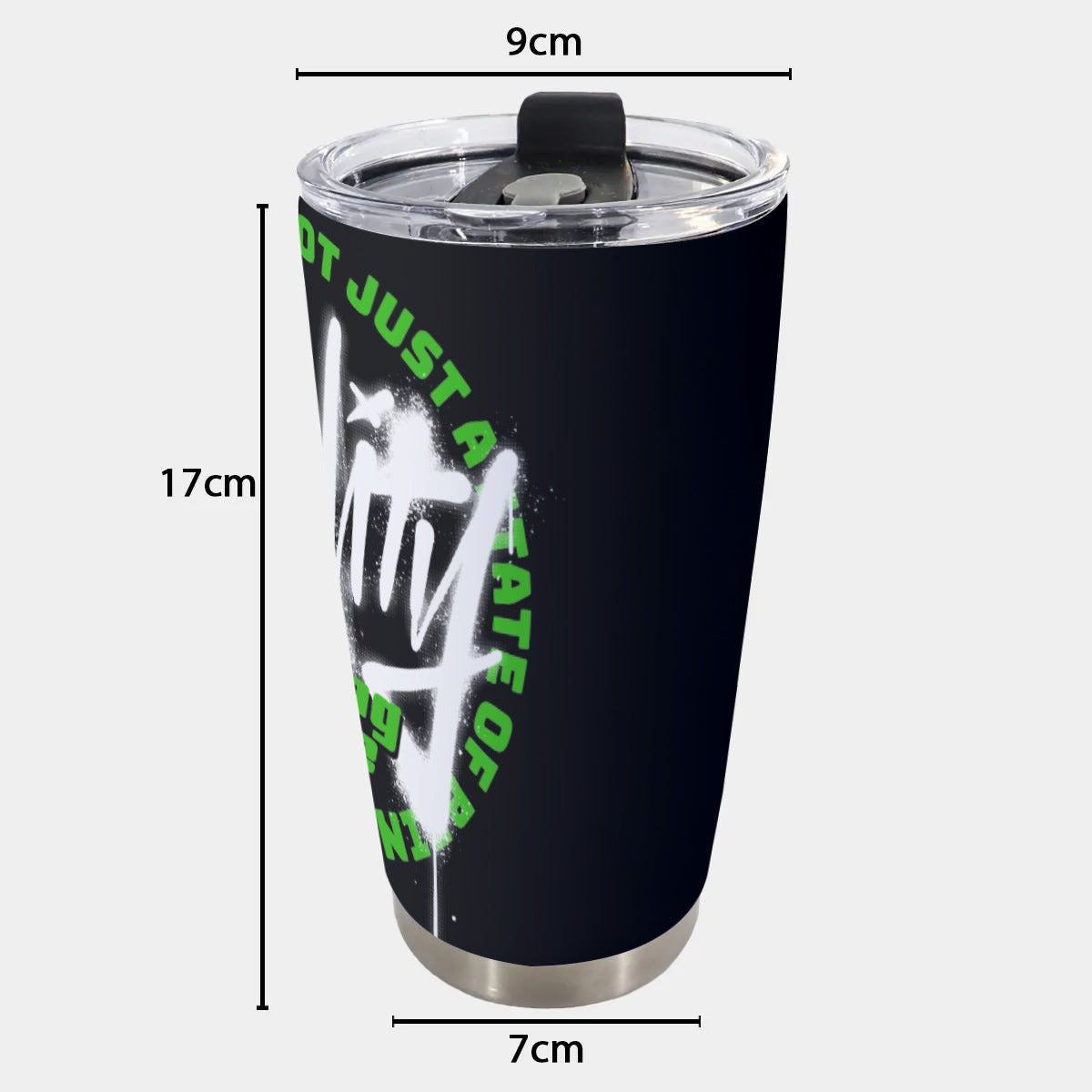 Summer Hot/Cold Black Tumbler 20oz - Premium Tumbler from Yoycol - Just $22! Shop now at Craftklart.store