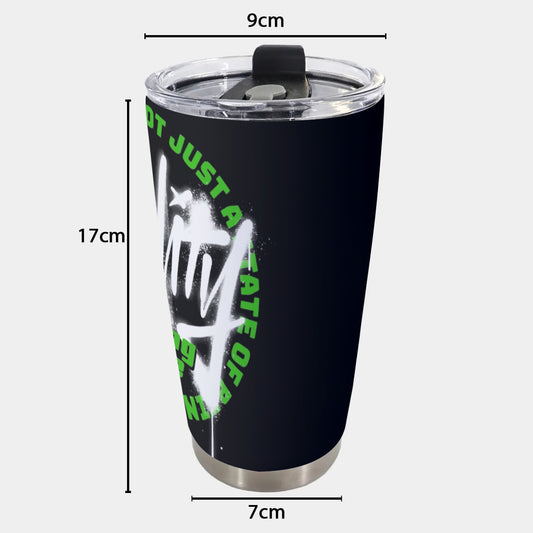 Summer Hot/Cold Black Tumbler 20oz - Premium Tumbler from Yoycol - Just $22! Shop now at Craftklart.store