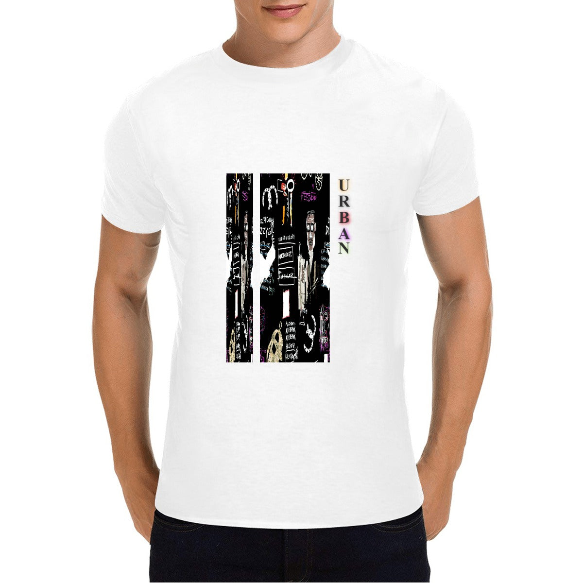 Men's  Urban T-Shirt For The USA |Cotton (DTF) - Premium T-Shirt from Craftklart.store - Just $14.37! Shop now at Craftklart.store