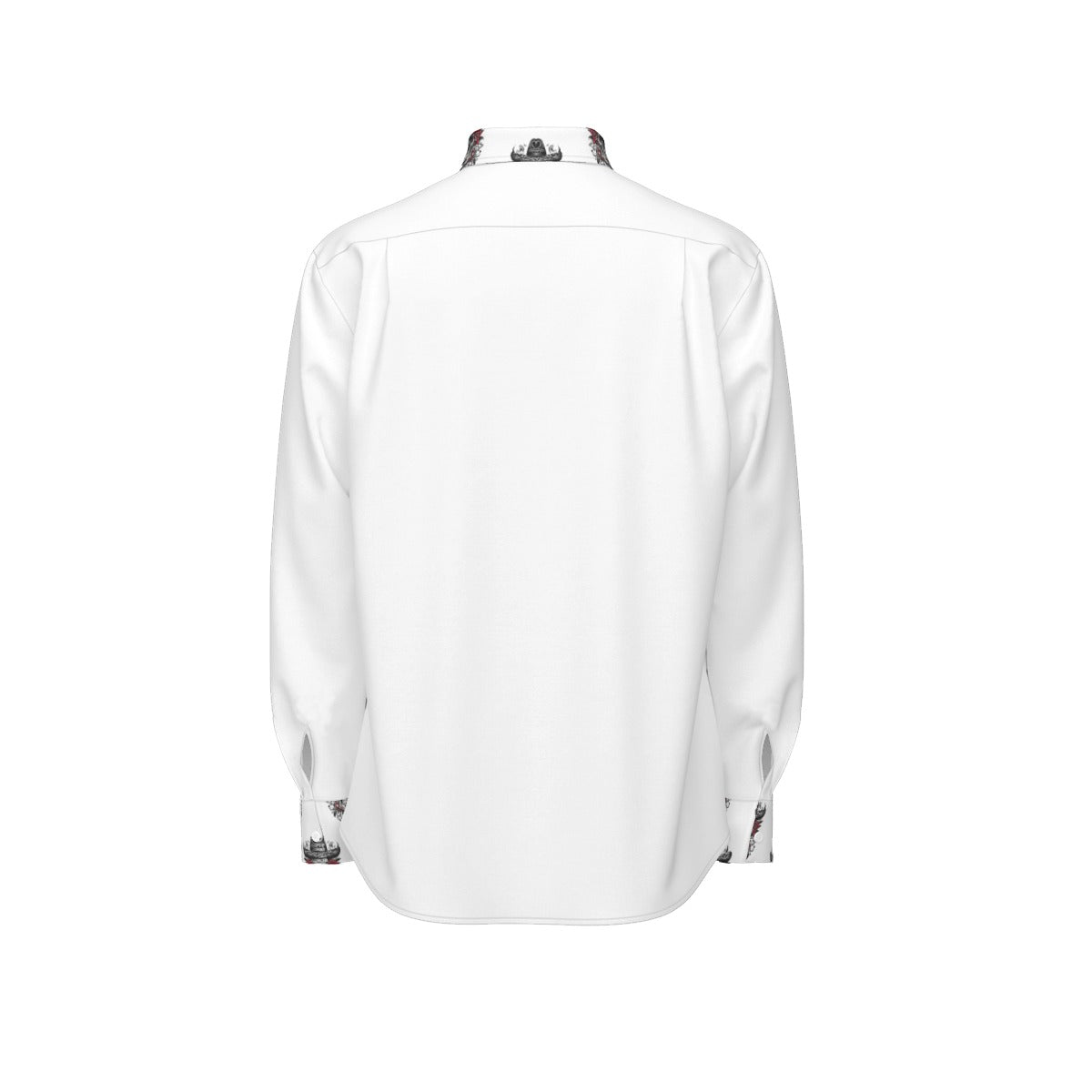 CKL Contrast Wanted Men's Long Sleeve Shirt - Premium Shirt from Craftklart.store - Just $68.96! Shop now at Craftklart.store