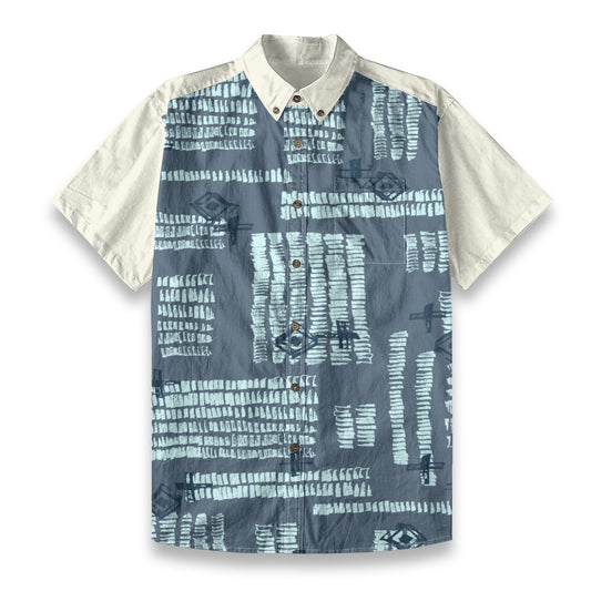 CKL Men's Breathable Cotton Short Sleeve  Shirt - Premium Shirt from Yoycol - Just $45! Shop now at Craftklart.store