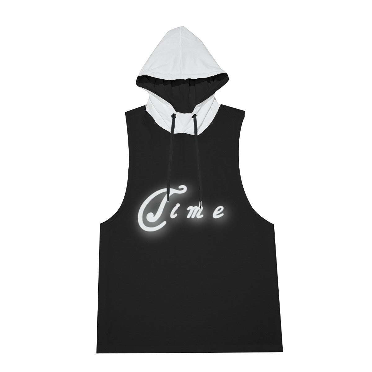 Men's Sleeveless Vest And Shorts Set Black/White - Premium Hoodie from Craftklart.store - Just $28.98! Shop now at Craftklart.store