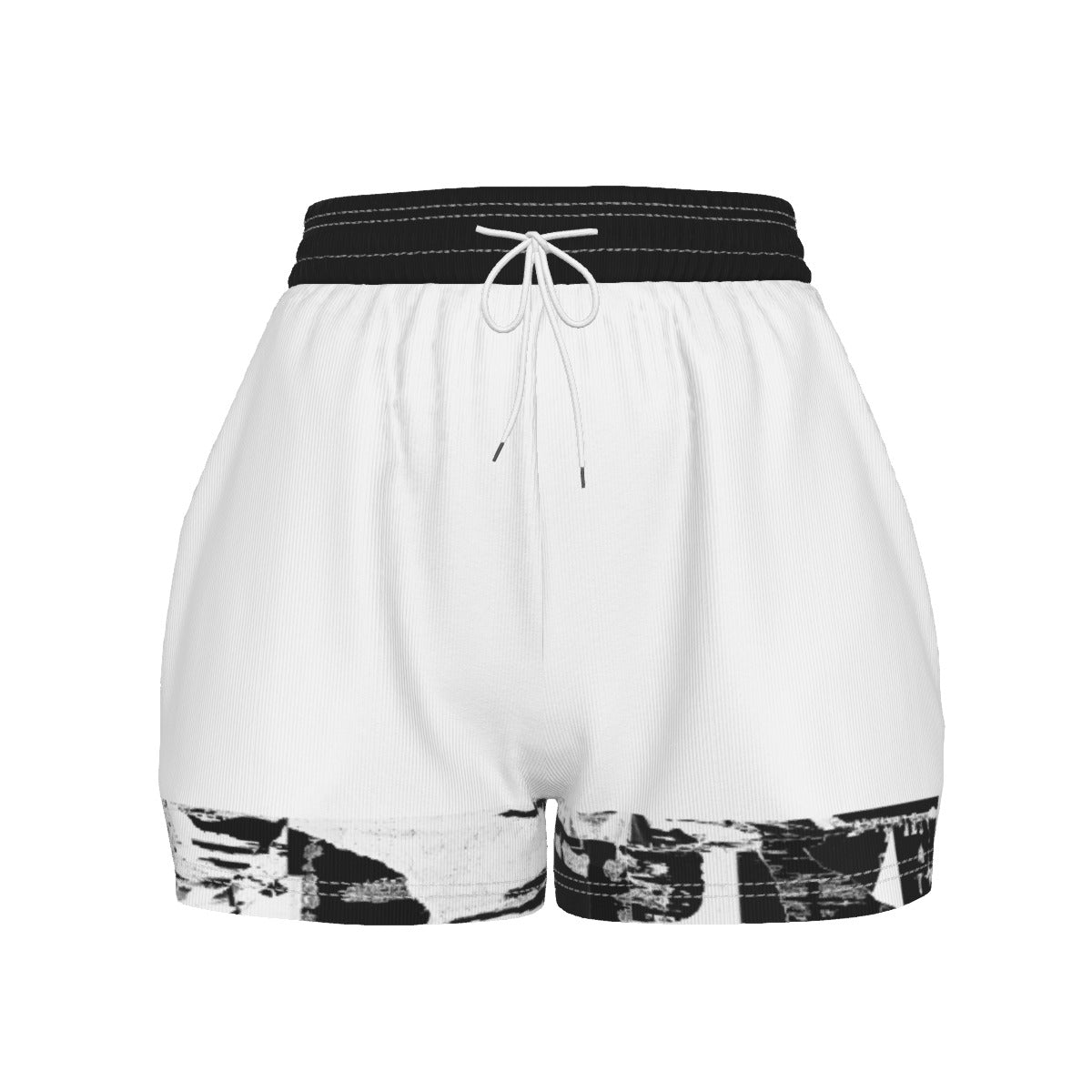 Urban White (AOP) Women's Casual Shorts - Premium Shorts from Craftklart.store - Just $14.98! Shop now at Craftklart.store