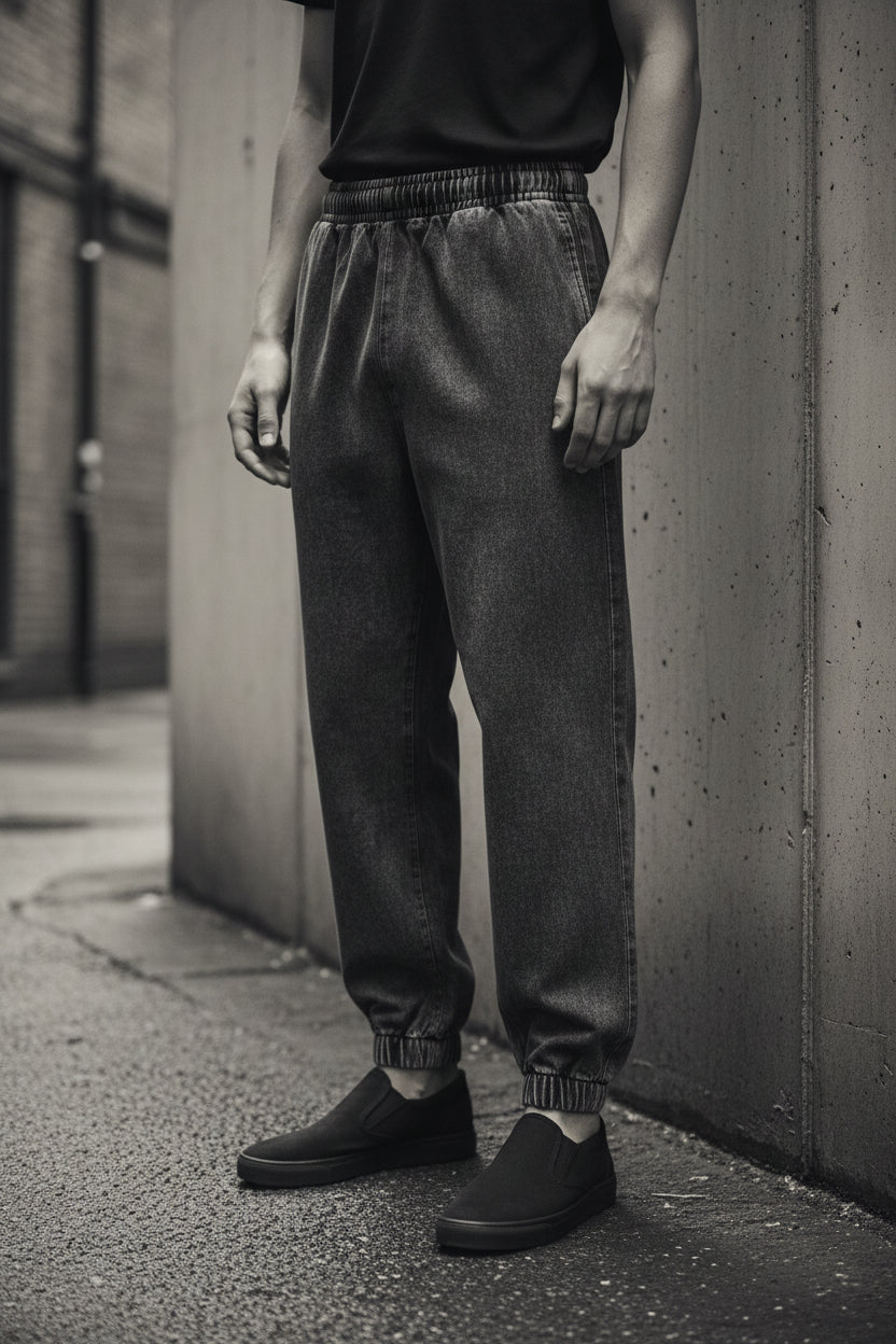 Heavyweight Washed Jogger Sweatpants — Craftklart | Minimalist Streetwear | Craftklart