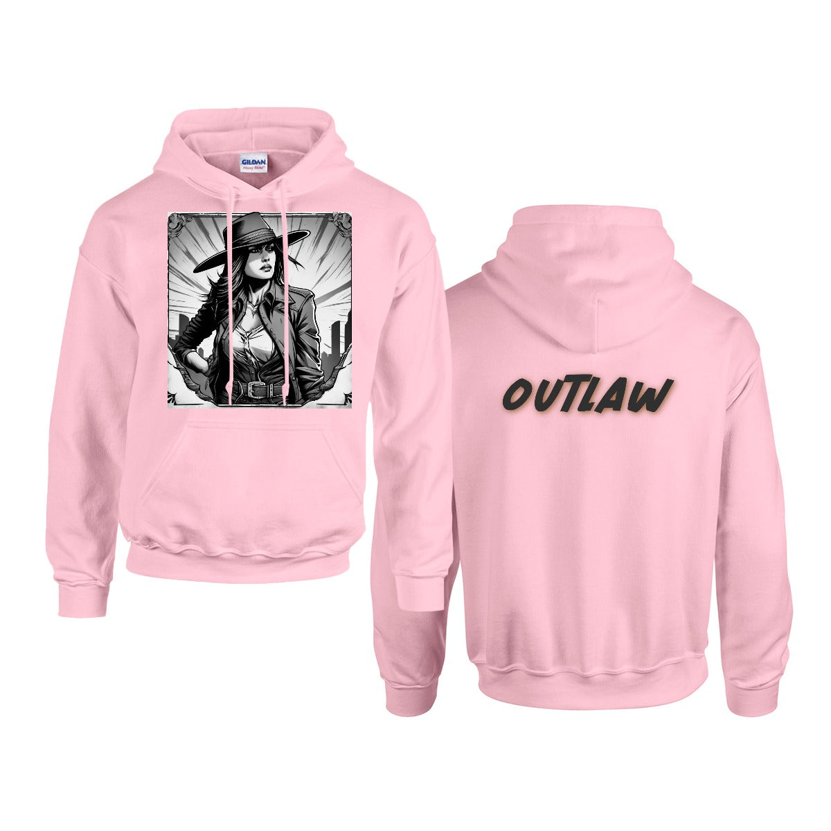 Unisex Outlaw Hoodie - Premium Hoodie from Craftklart.store - Just $28! Shop now at Craftklart.store